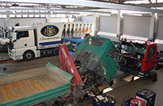 Karosserie-Instandsetzungsarbeiten für LKW in Zittau
